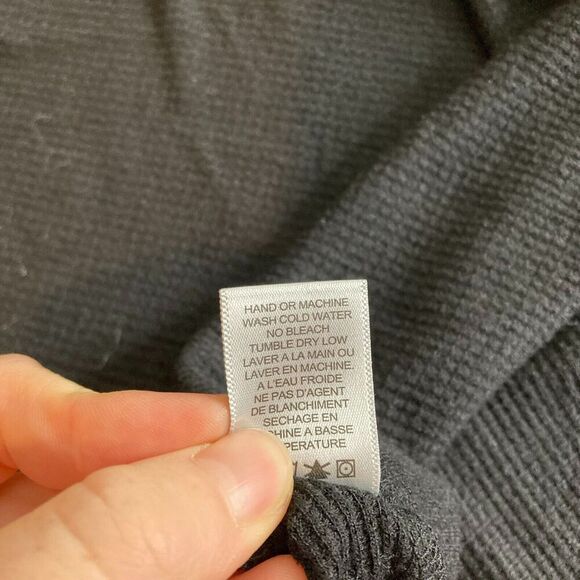 WILDFOX Revolve Women's Oversized Black BAD WITCH Slouchy Thermal Top Size S - Picture 7 of 12